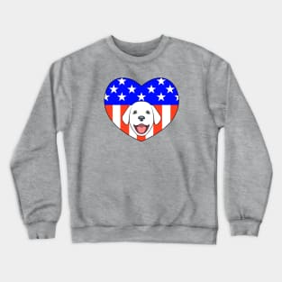 ALL AMERICAN DOG LOVER Crewneck Sweatshirt